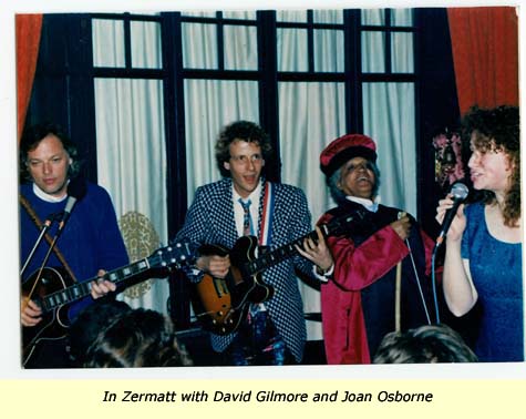 Danny with Dave Gilmore